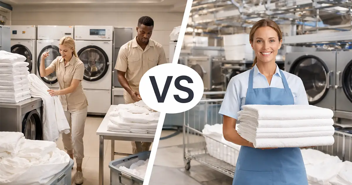 Oplatí sa prať vo firme alebo externe