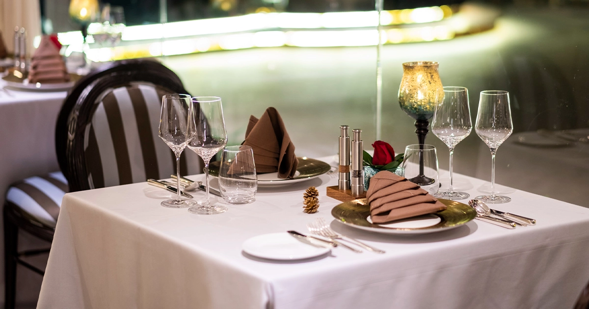 Pranie obrusov pre reštaurácie